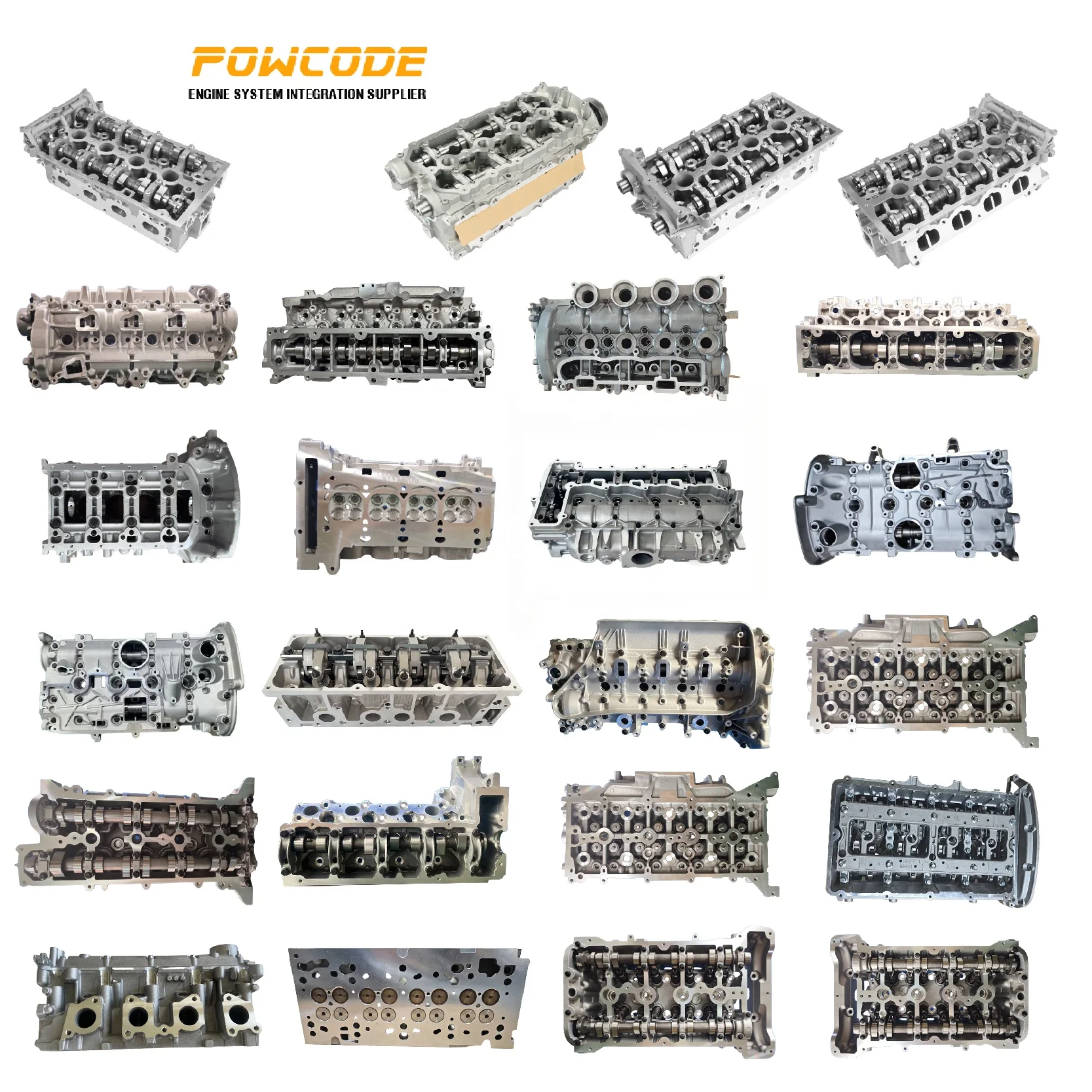 N47 D20 Diesel Engine Parts Cylinder Head With Valve 11127810201 11127810463 Cylinder Head Semi Assembly For BMW X1 2.0 N47D20