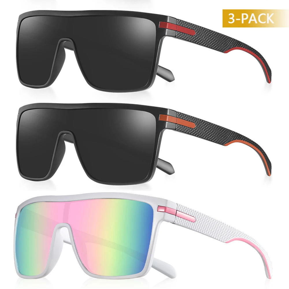 CRIXALIS Mode Gepolariseerde Zonnebril Voor Mannen Vierkante Oversized Anti Glare Driver Spiegel Zonnebril Vrouwen UV400 Bril Mannelijke