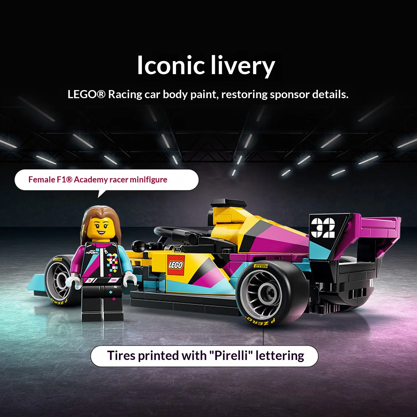 LEGO Building Blocks Super Racing Series 77258F1 ®  College Racing Boy Children's Puzzle Building Blocks Toy Gift - view 6