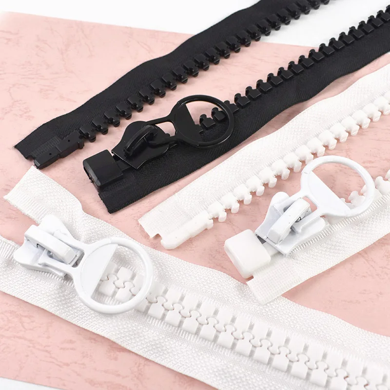 

20# Extra Large Resin Zippers 60-800cm Open-End Zips Coat Clothes Zip Tent Closure Long Zipper Repair Kit DIY Sewing Accessories