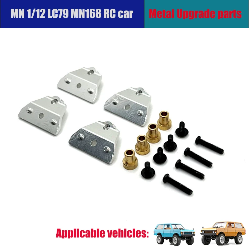 Metallo Mn168 Parti di aggiornamento Metallo 370 Trasmissione del motore Metallo Argento Parti 1/12 RC Auto Parte di aggiornamento Accessori per auto Strumenti Rc