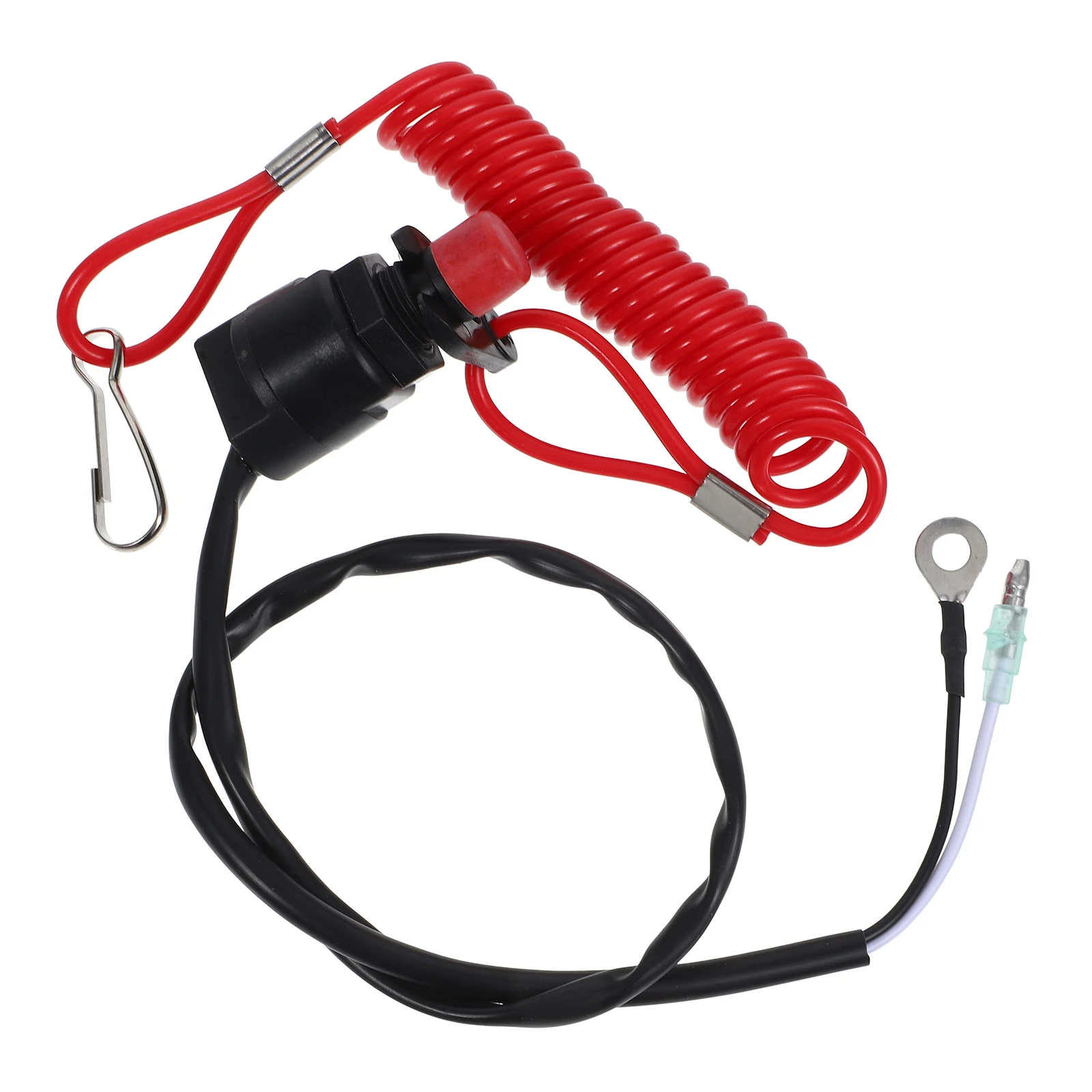 

Engine Lanyard Emergency Marine Safety Lanyard For Atv Boat Emergency Cord Boat Safety Cord Easy Install Durable Use