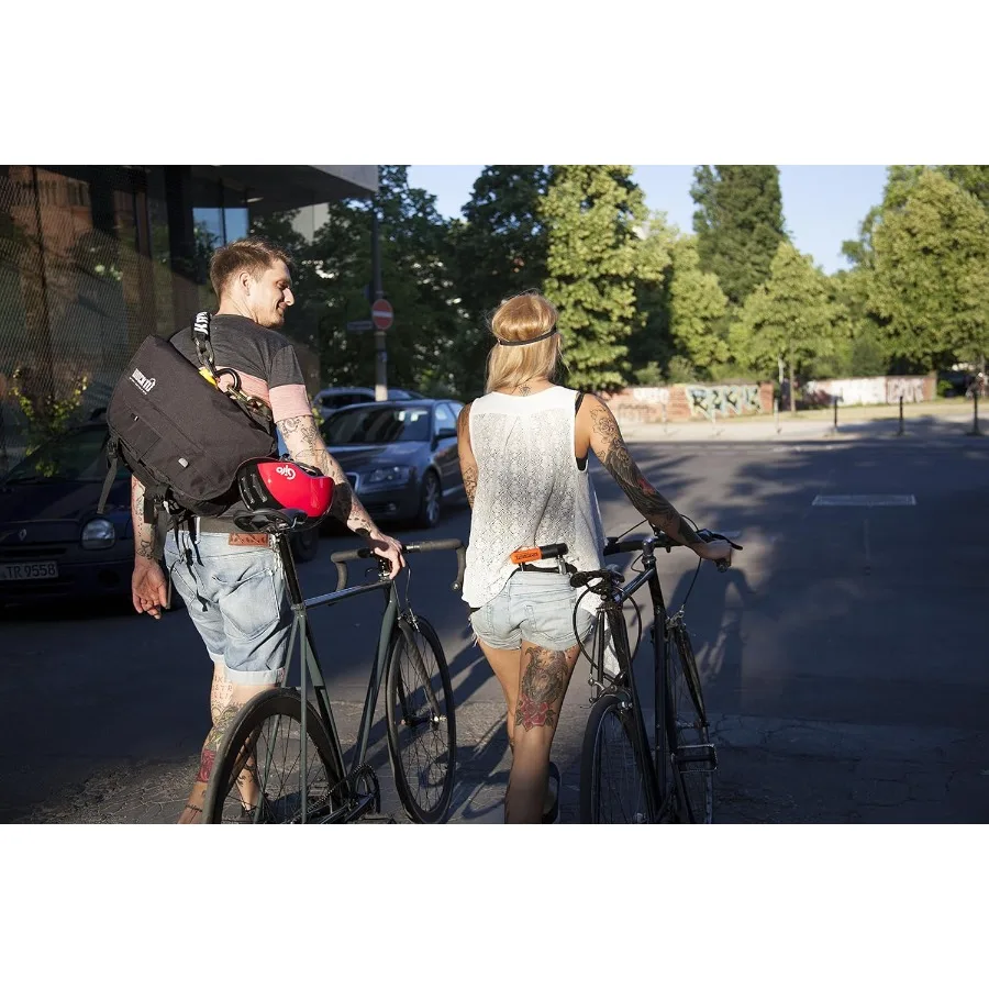 نيويورك Fahgettaboutit دراجة صغيرة ULock الثقيلة مكافحة سرقة دراجة U قفل مع تكبل 18 مللي متر ومفاتيح مثالية للقفل الآمن #2
