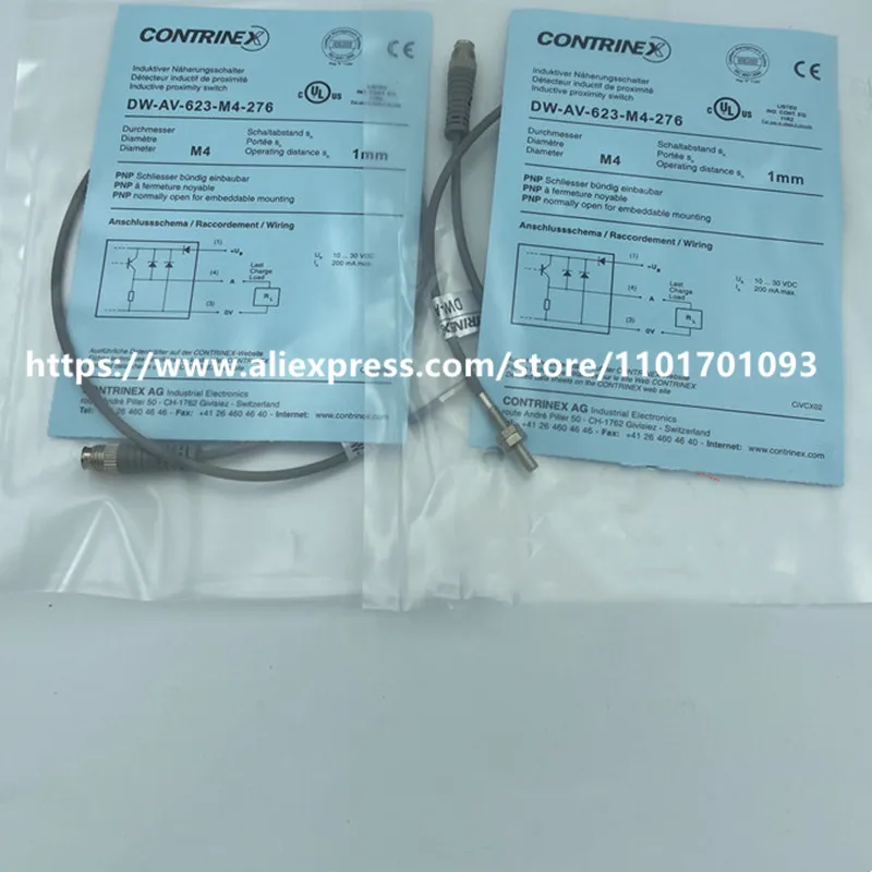 

3PCS New contrinex proximity switch DW-AD-603-03 DW-AD-603-04 DW-AD-604-03