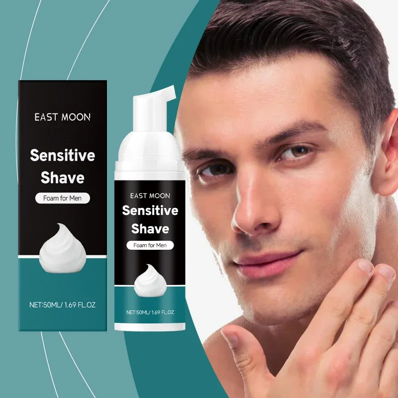 

Fine Foam Men's Shaving Mousse - Gentle Cleansing Care Locks Moisture Boosts Elasticity Suitable for Electric & Manual Razors