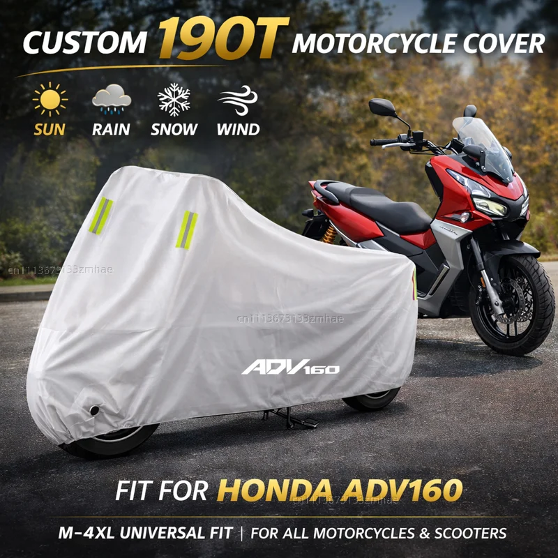 

Чехол для мотоцикла Honda ADV150 ADV160 ADV350 ADV 150 160 350, водонепроницаемый, защитный от УФ-излучения, дождя, пыли и солнца, всепогодный чехол