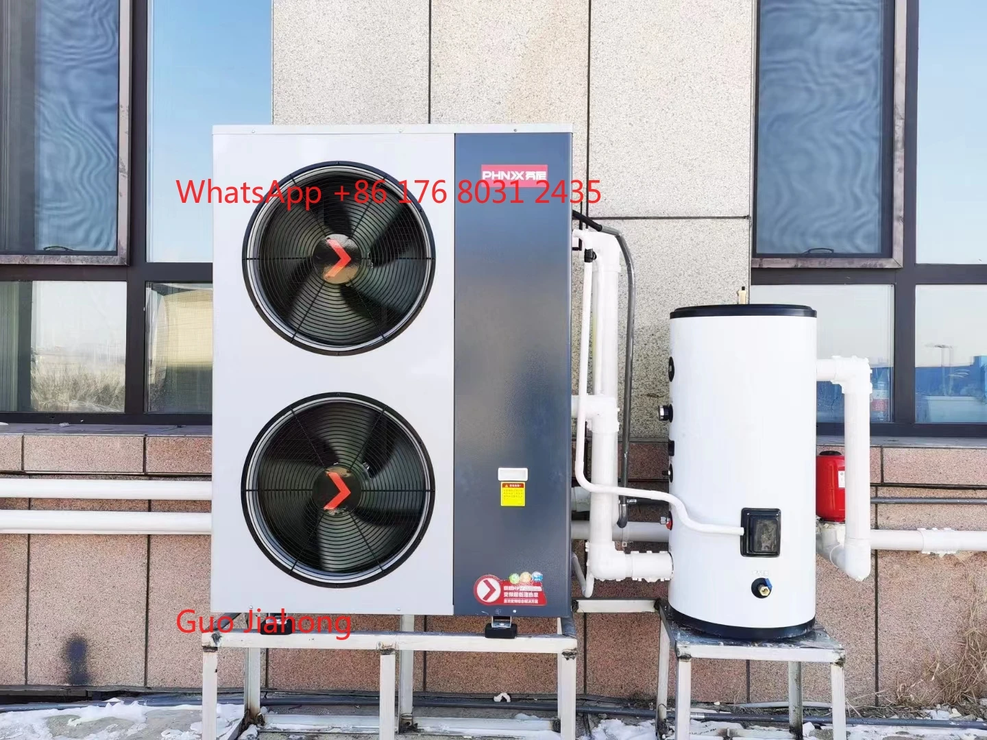 30L 40l 50l 60l 80L Wall Mounted  Domestic Hot Water tank with Coiled Heater Water tank Water Buffer tank 8kw Heat Pump System