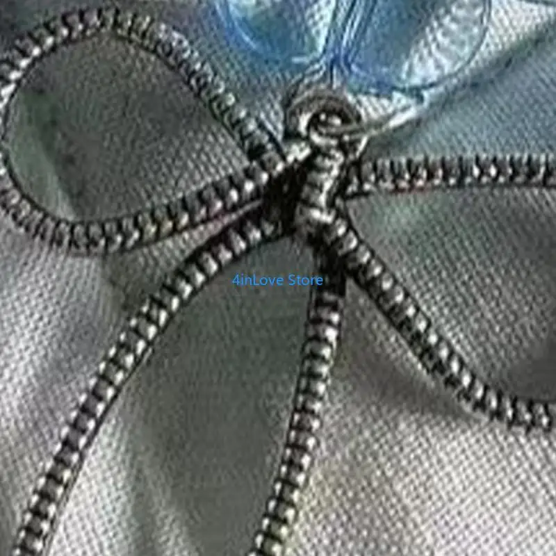 T4MD Elegant Cartoon Bowknot Blue Clovers Castle Charm Phone Strap Keychain Accessory