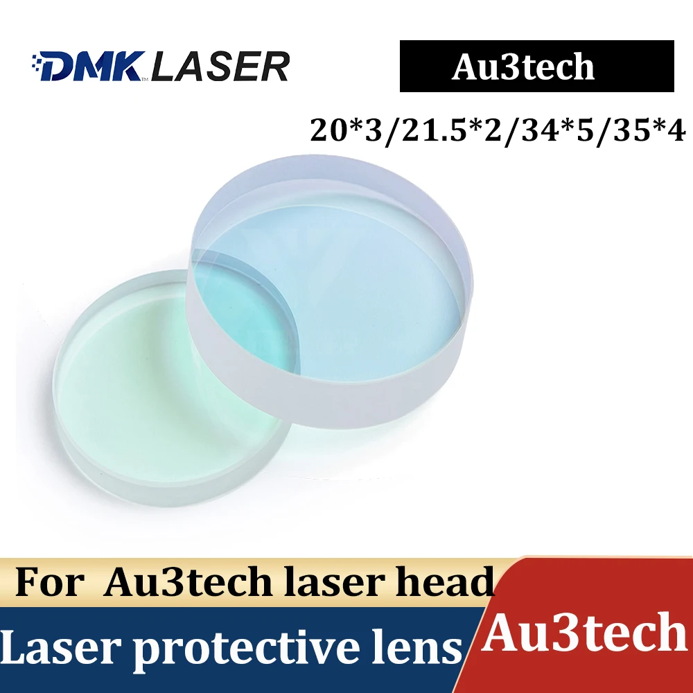 Ventanas Protectoras Láser 20*3 21.5*2 34*5 35*4 Lente Protectora para Cabezales Au3tech HW970 HW980 A650 A630E A620E HC500/300/200