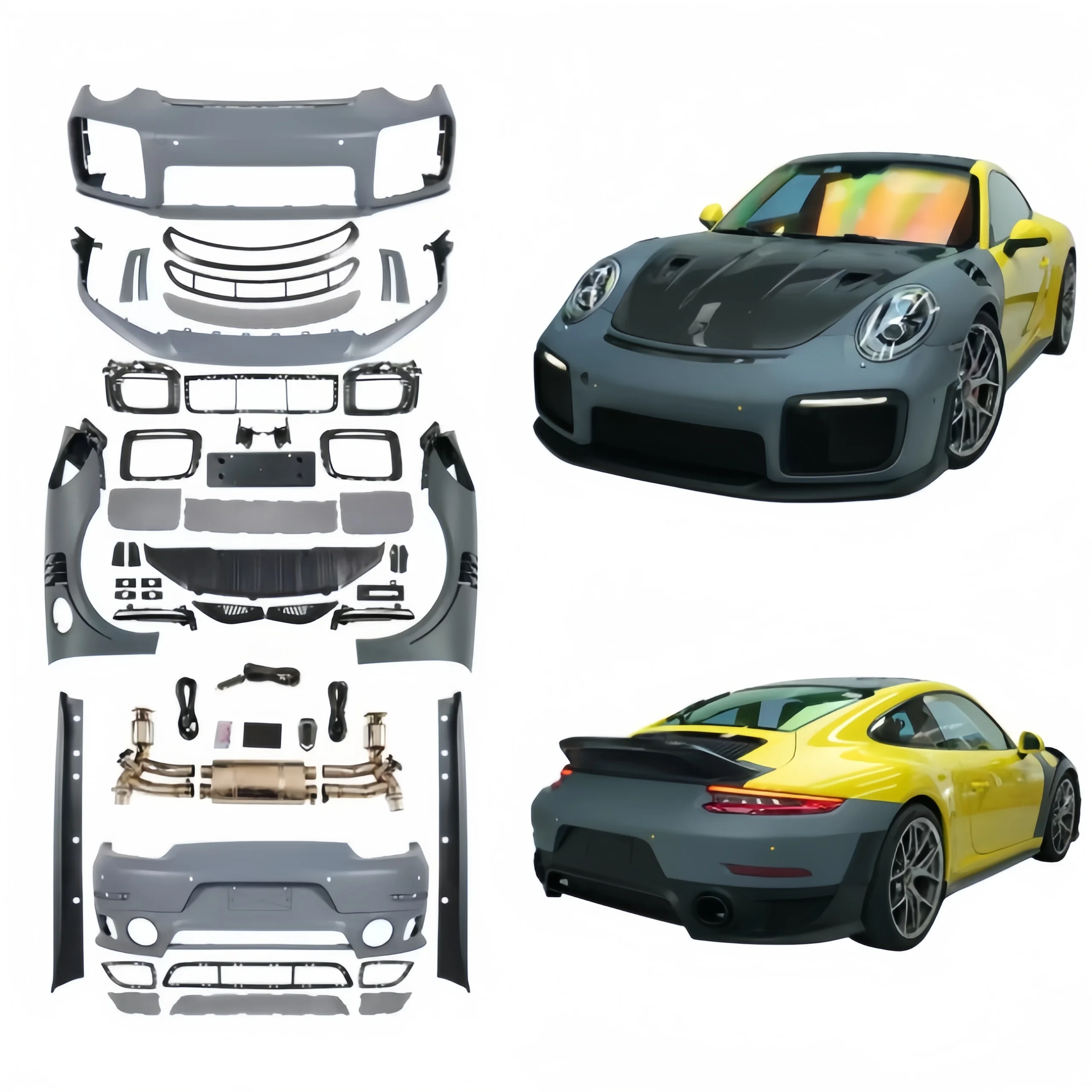 STLF For Porsches 12-18 911GT2RS Body Kit, Suitable for Installation on Porsches Model 991