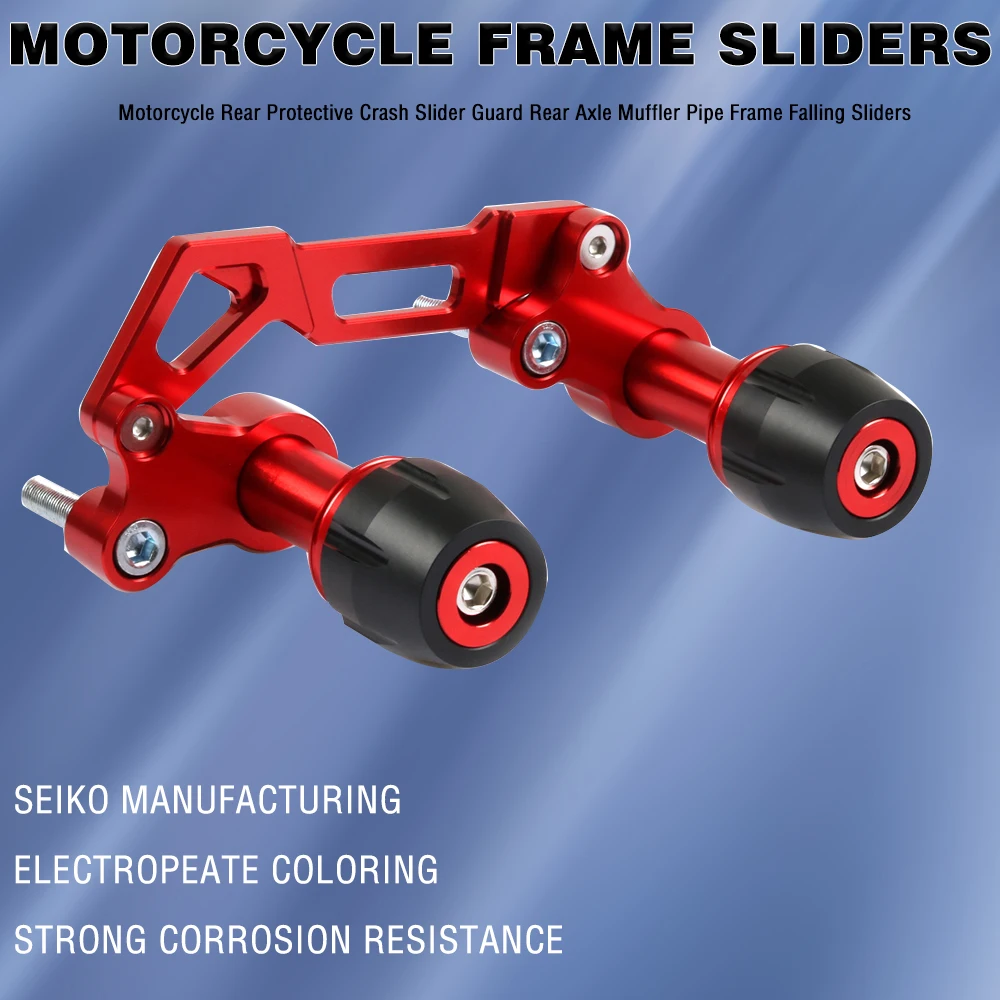 Motocykl tłumik suwaki tylne ochronne Crash suwak straż dla Yamaha XMAX 300 400 250 NMAX NVX 125 155 150 Forza 300 250