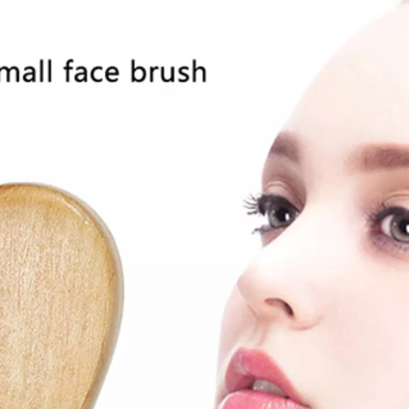 1 قطعة فرشاة الوجه الطبيعية شعيرات التقشير فرش الوجه خشبية امرأة رجل العناية بالبشرة الجافة فرشاة للجسم مدلك الغسيل أدوات #1