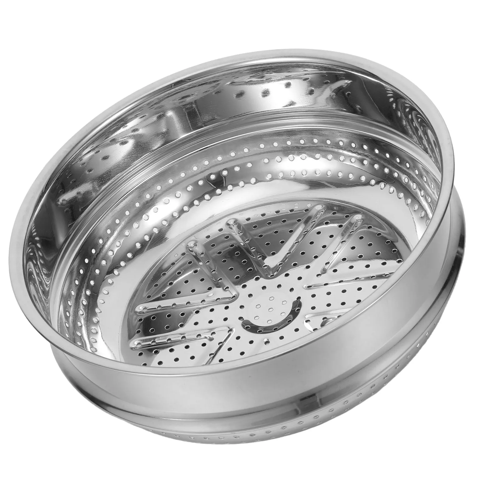 23Cm Stainless Steel Rice Steamer Basket for Rice Cooker Vegetable Steaming Insert with Soup Separation Nutrient Retention Pot