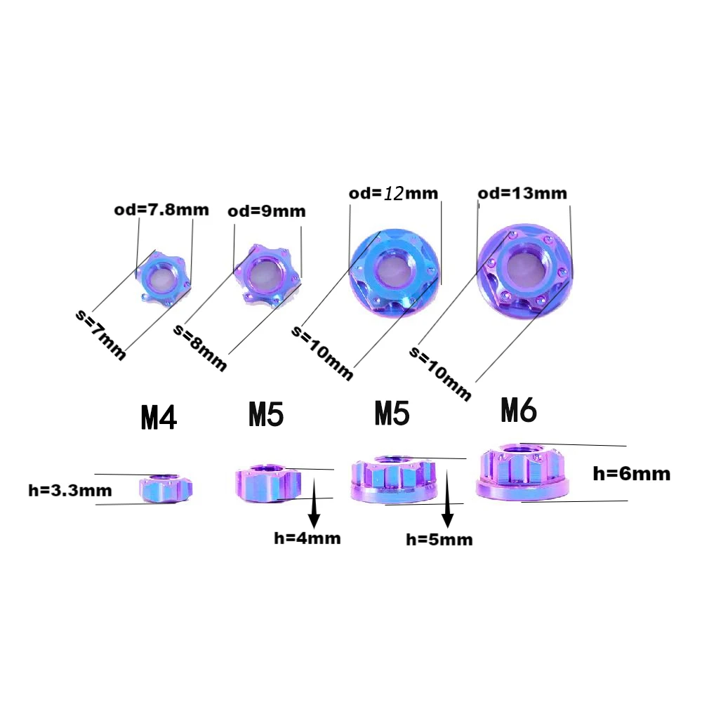 فلاوليستي-الفرامل مخلب رافعة مقعد الجوز ، التيتانيوم الجوز ل فيسبا ، الربيع 150 ، ياماها Xmax 300 ، Nmax V1 V2 ، هوندا فورزا 350 ، M4 M5 M6 Gr5