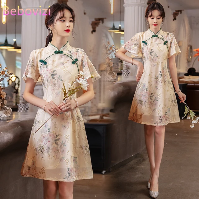 Robe qipao moderne sale