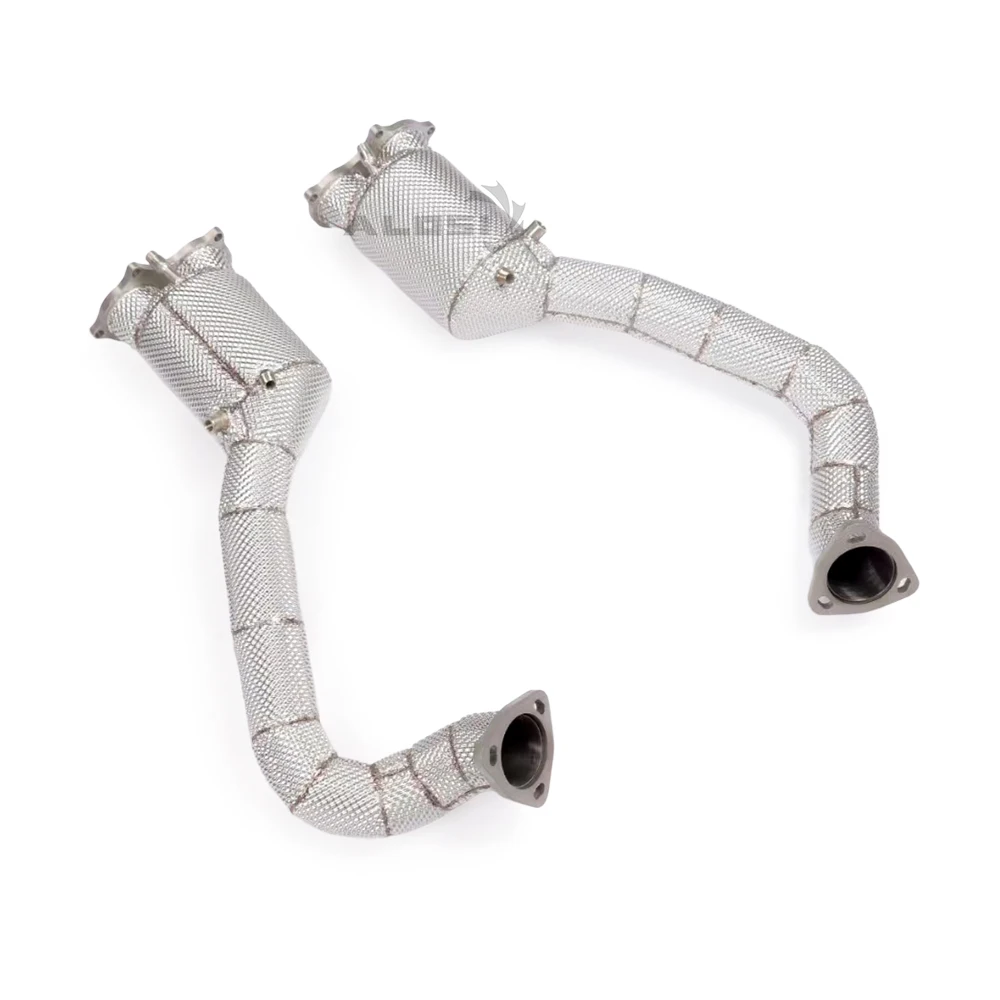 

Used for Porsche 718 GTS 4.0 2018-2023 downpipe exhaust pipe heat shield automotive performance tuning components