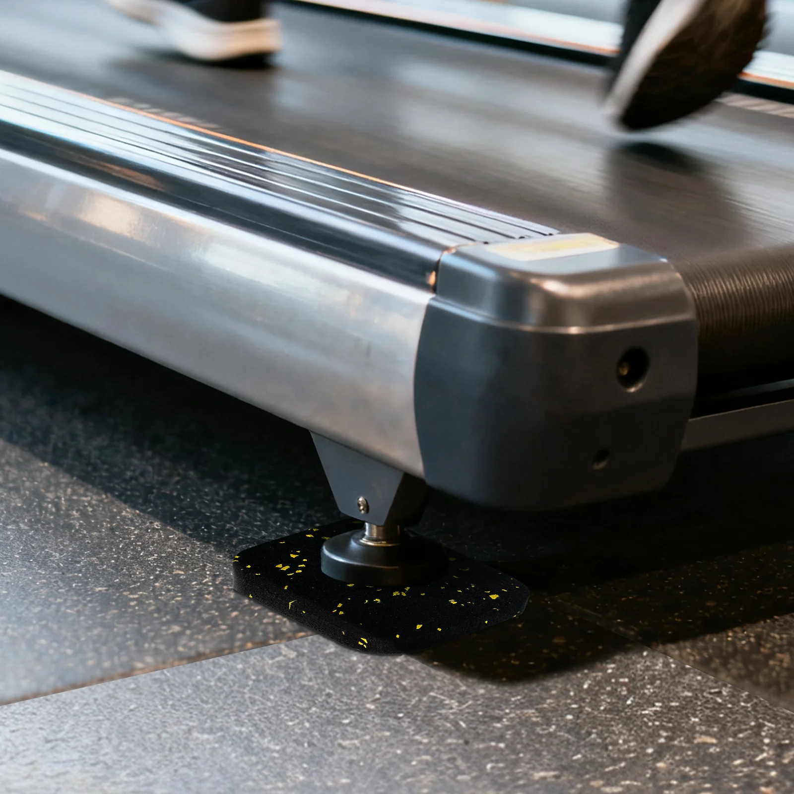 

6Pcs Durable Gym Equipment Mats Large Coverage Proof Vibration Damping Treadmill Accessories Noise Reduction