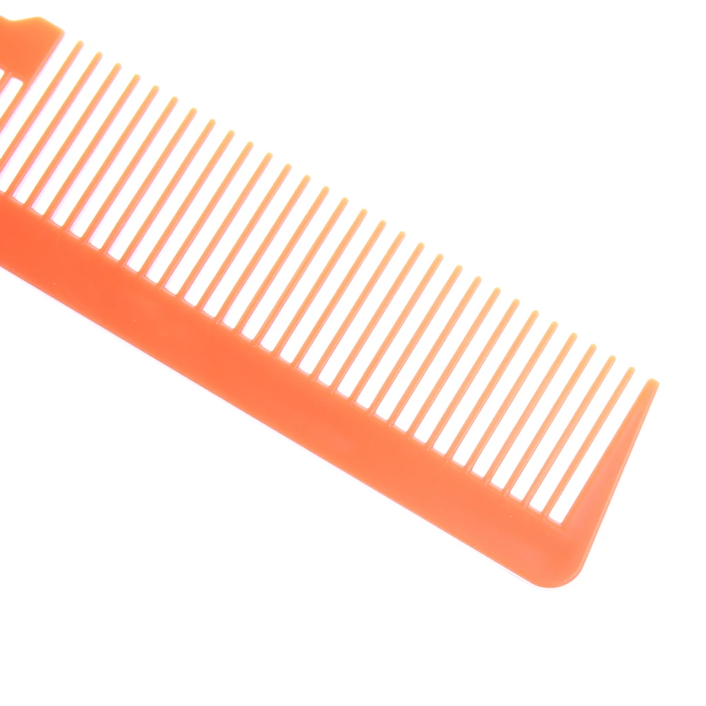 Flat Top Haircut Comb Plastic Professional Barber Clipper over Comb Fade Hairdressing Accessory for Salon and Home