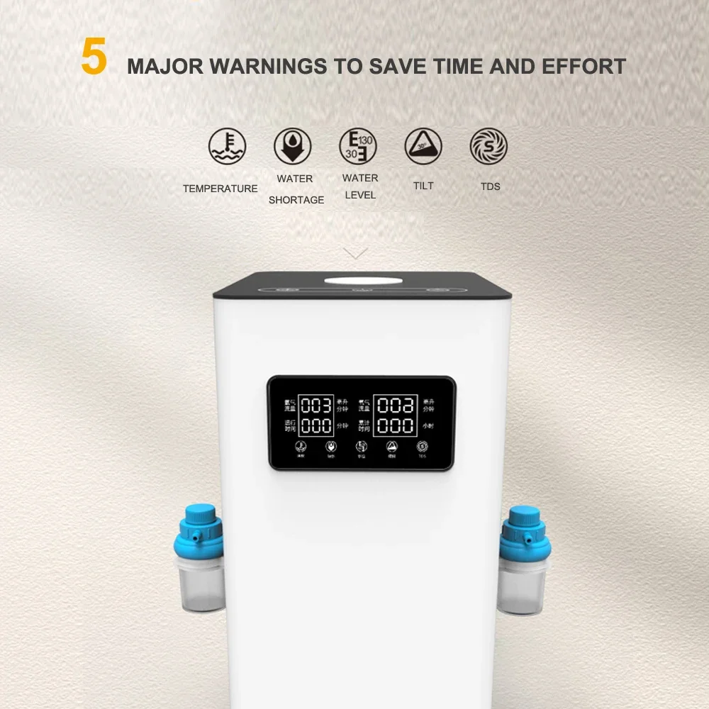 Original brand new！300ml/min High Concentration hydrogen Gas Generator Hydrogen Inhaler Hydrogen Absorption Machine Electrolysis