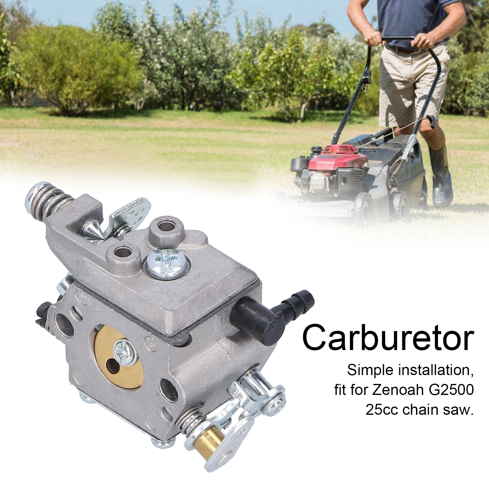 

Carburetor Fit for Carburetor Iron Carb Replacement Electric Chainsaw Accessory Fit for G2500 25cc