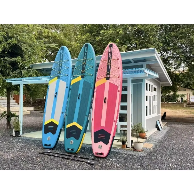 Fishing sup Board 35'' Ultra Wide Inflatable Stand up Paddle Board Inflatable sup Paddle Boards for Water Sports