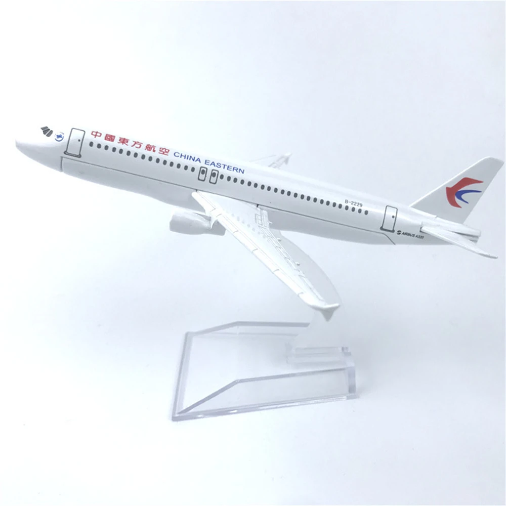 

Детская модель самолета 16 см, игрушка из сплава металла China Eastern Airlines A320, литые под давлением самолеты, строительный комплект для коллекции