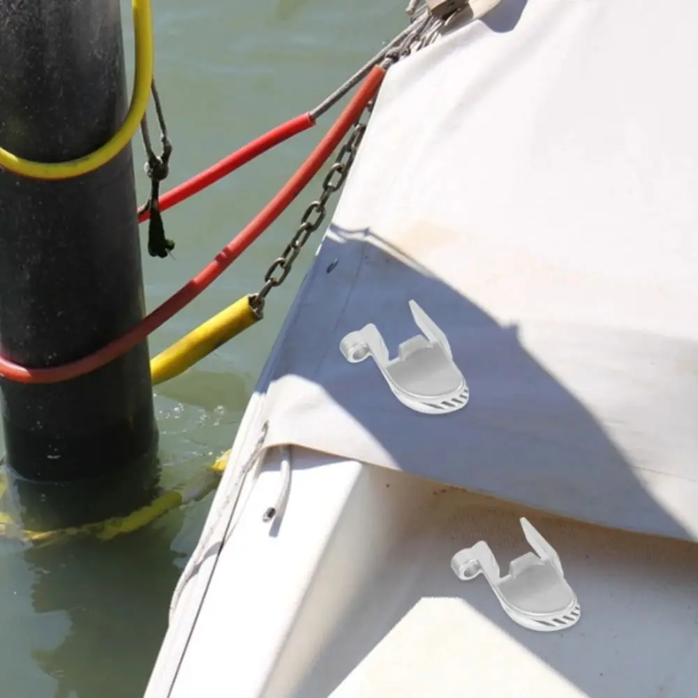 Tough Nylon Boat Bumper Clips Strong ABS Adjustable Design Boat Bumper Holders Marine Grade T Rail Fixings Marine Vessels Clips