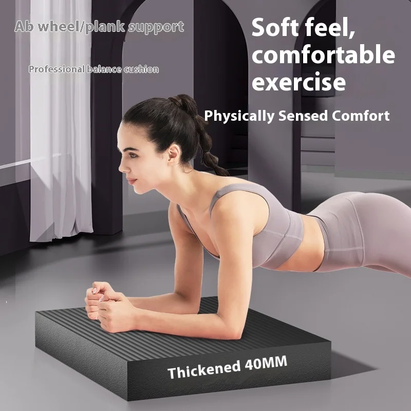 Nicht Slip Übung Dicke Yoga Matte Bauch Rad Flache Unterstützung Hilfe Kniend Pad Fitness Gymnastik Matte Pilates Zubehör Gym