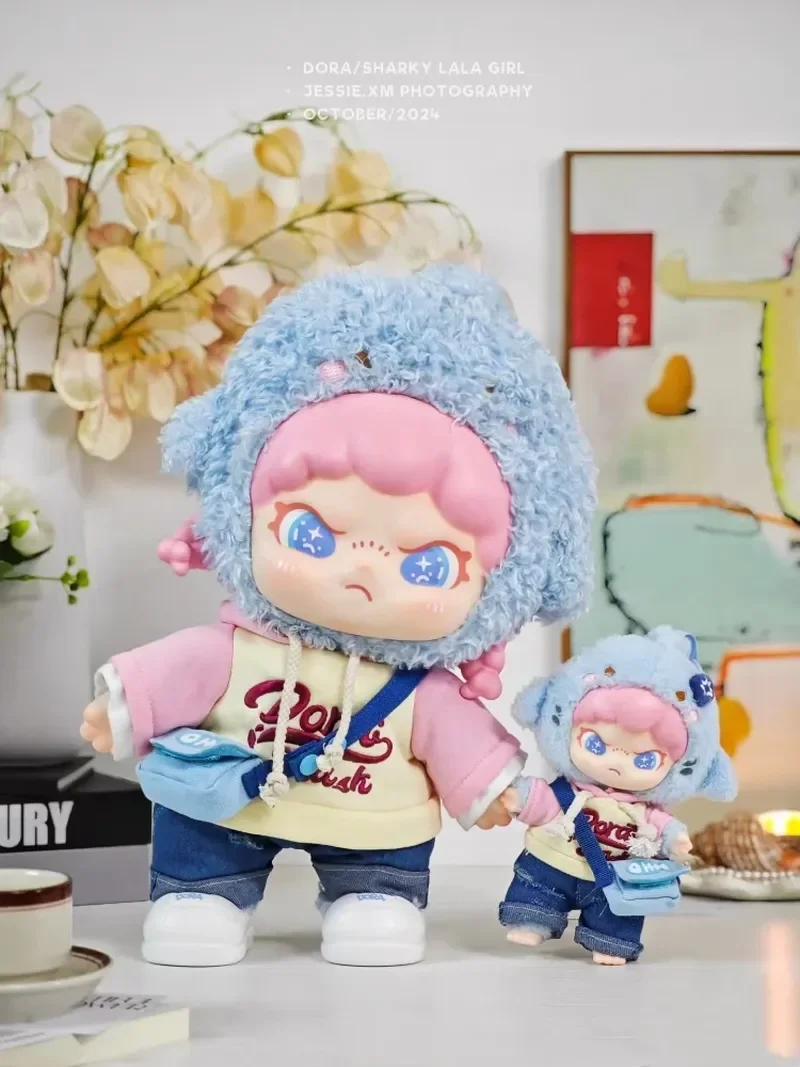Dora Sharky Lala Girl Series Anime Action Figure Pendant Toy Collectible Doll Trendy Keychain Ornament Girls Birthday Gift view 4