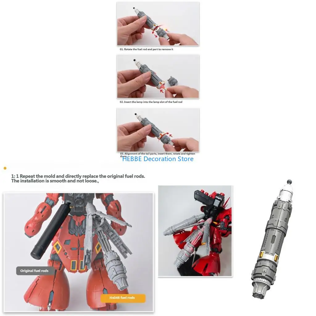 B0KC Premium RG Grade Sazabi Boosters Accessories With Dynamic Double Mode Function For Enhancing Customization
