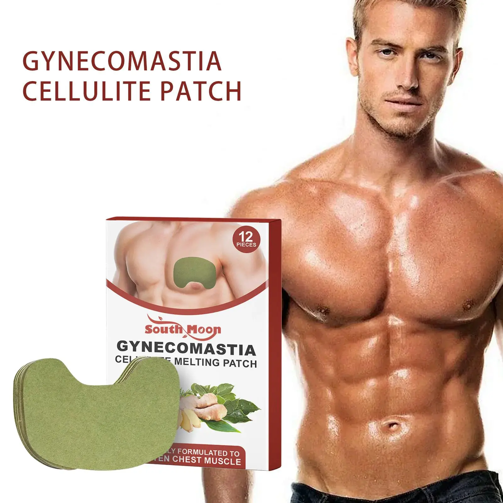 

Man Breast Firm Patch Gynecomastia Cellulite Removal Shrink Chest Fat Burning Strengthen Muscles Body Shaping Fitness