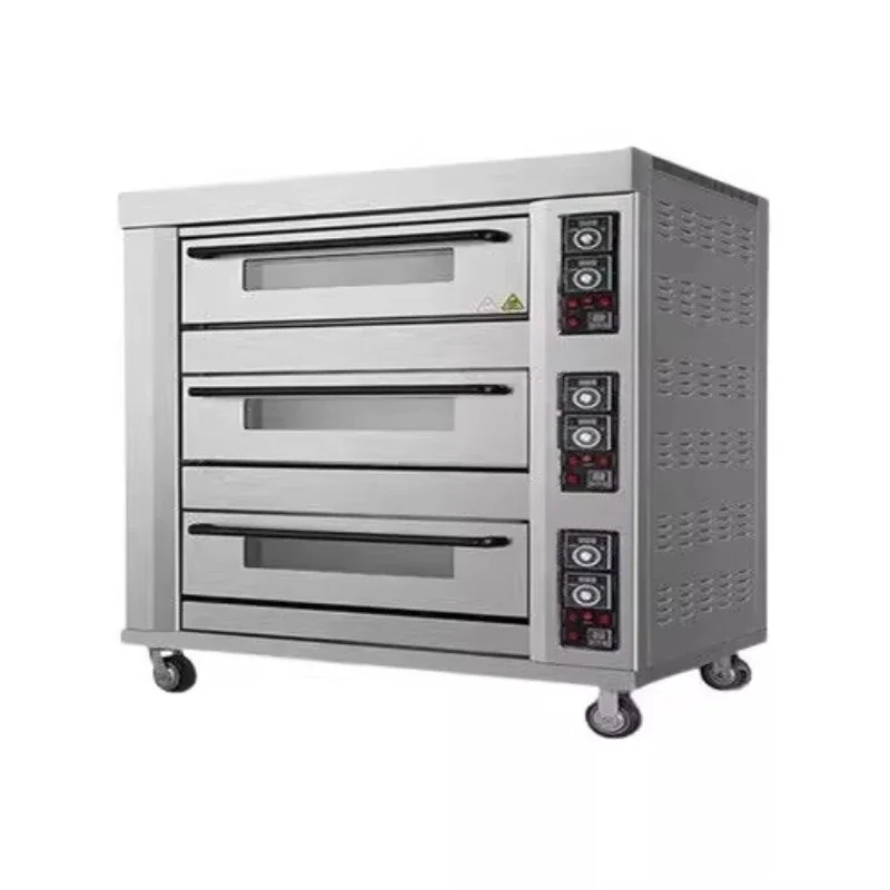 Commercial electric oven Large capacity three-layer nine-plate independent temperature control up