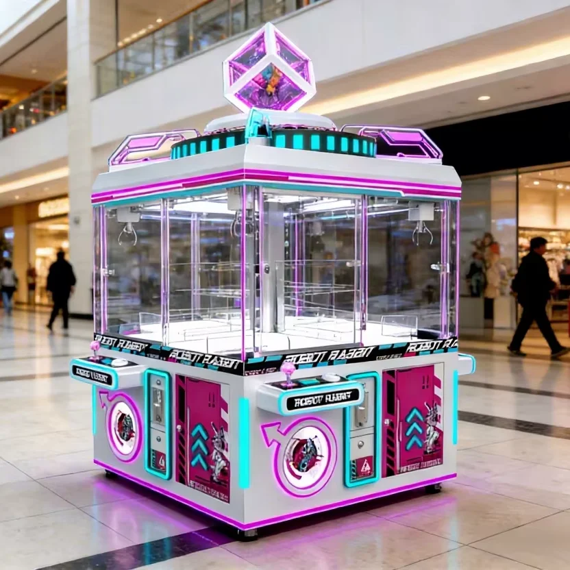 4 Player Island Claw Machine Commercial Arcade Game Equipment Commercial 4 Player Island Type Claw Machine