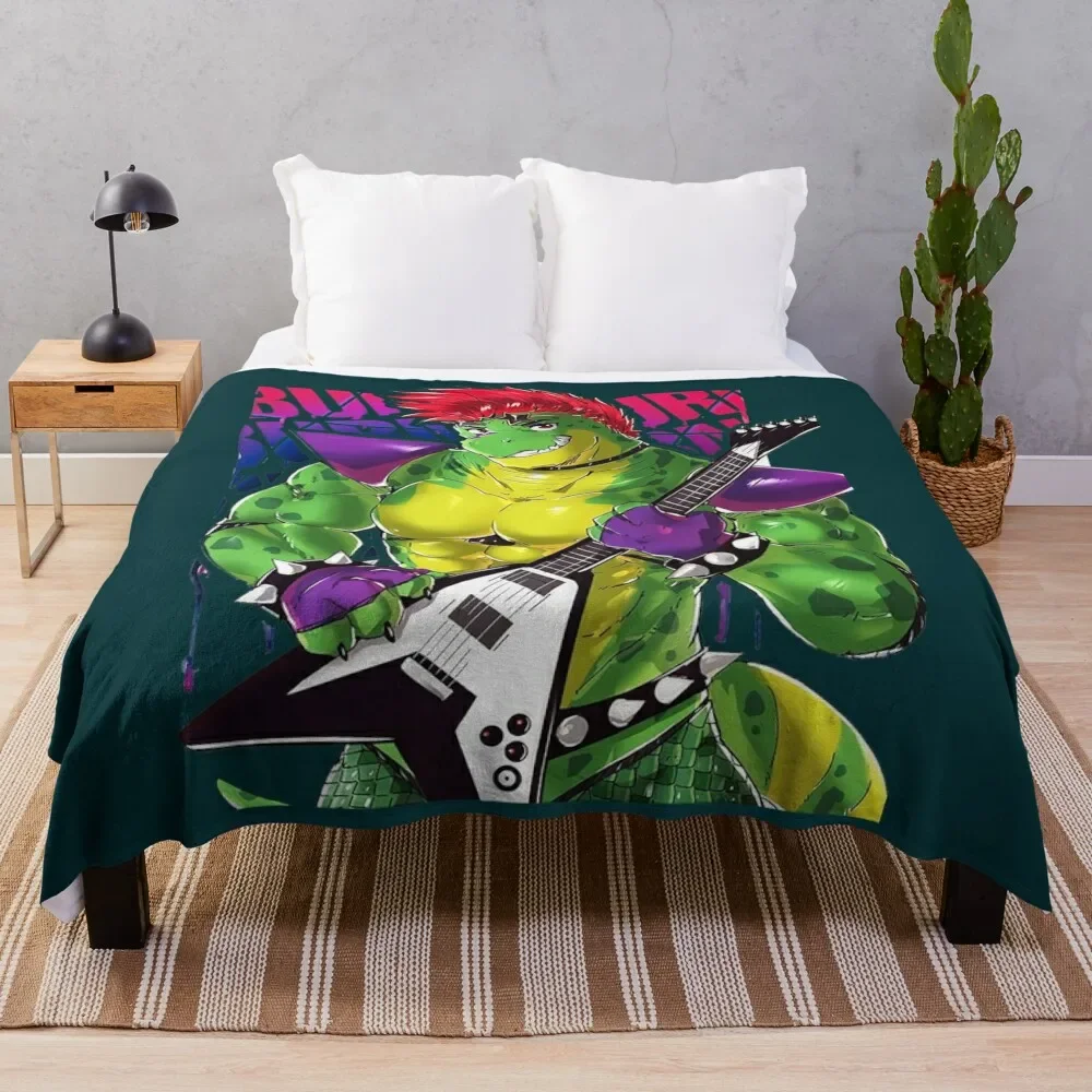 

Glamrock Monty Security Breach Montgomery Gator Throw Blanket Cozy Light Blanket for Travel Camping Picnic
