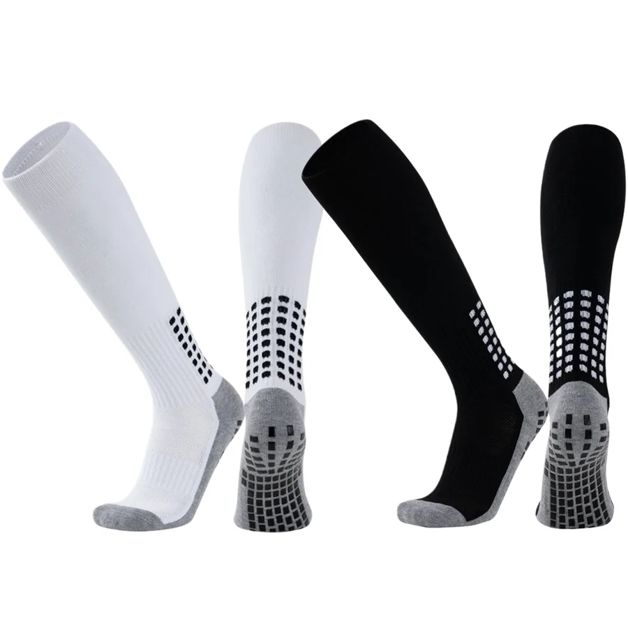 

1/2pairs Shockproof Towel Bottom Grip Socks Non Slip Hiking Basketball Socks