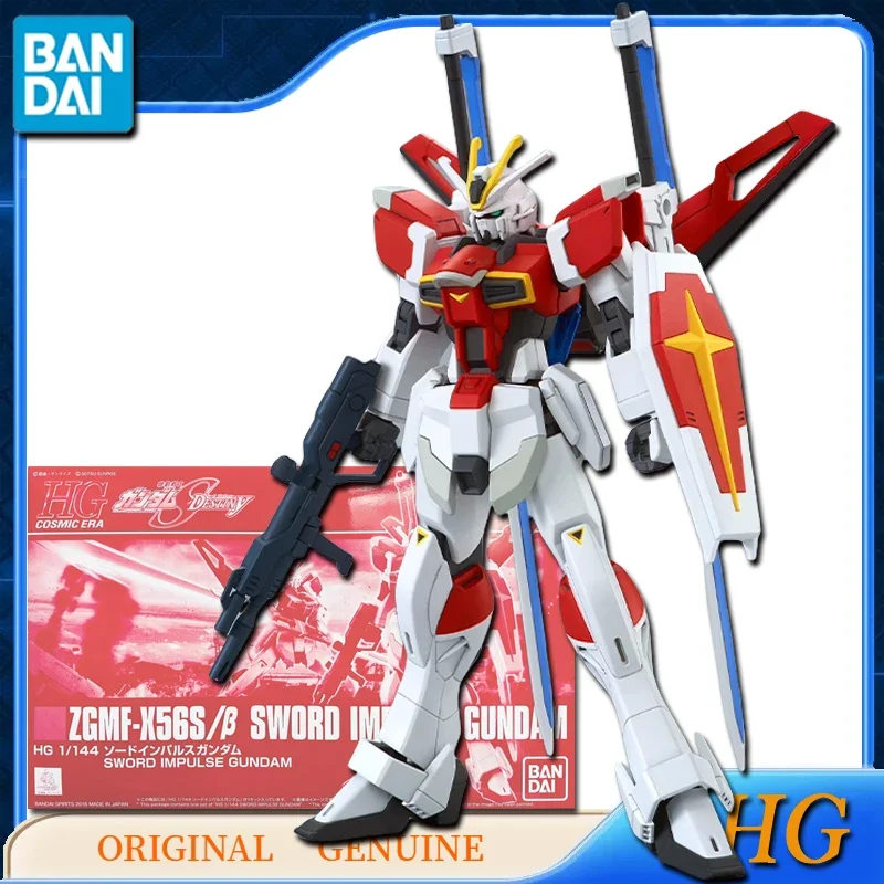 

Bandai Original Genuine HG ZGMF-X56S'β SWORD IMPULSE GUNDAM Anime Action Figures Toys for Kids Gift Assembly Model Ornaments