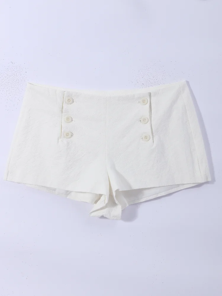 Women's Shorts Sets Stand Collar Long Sleeves Side Placket Coats With Midi Waist Shorts Fashion Office Lady Solid Slim Partywear