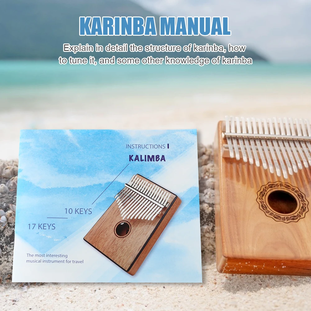 كتاب تعليمي Kalimba محمول خفيف الوزن للمبتدئين ، عناصر الموسيقى ، بيانو الإبهام ، النص ، هدية للطفل