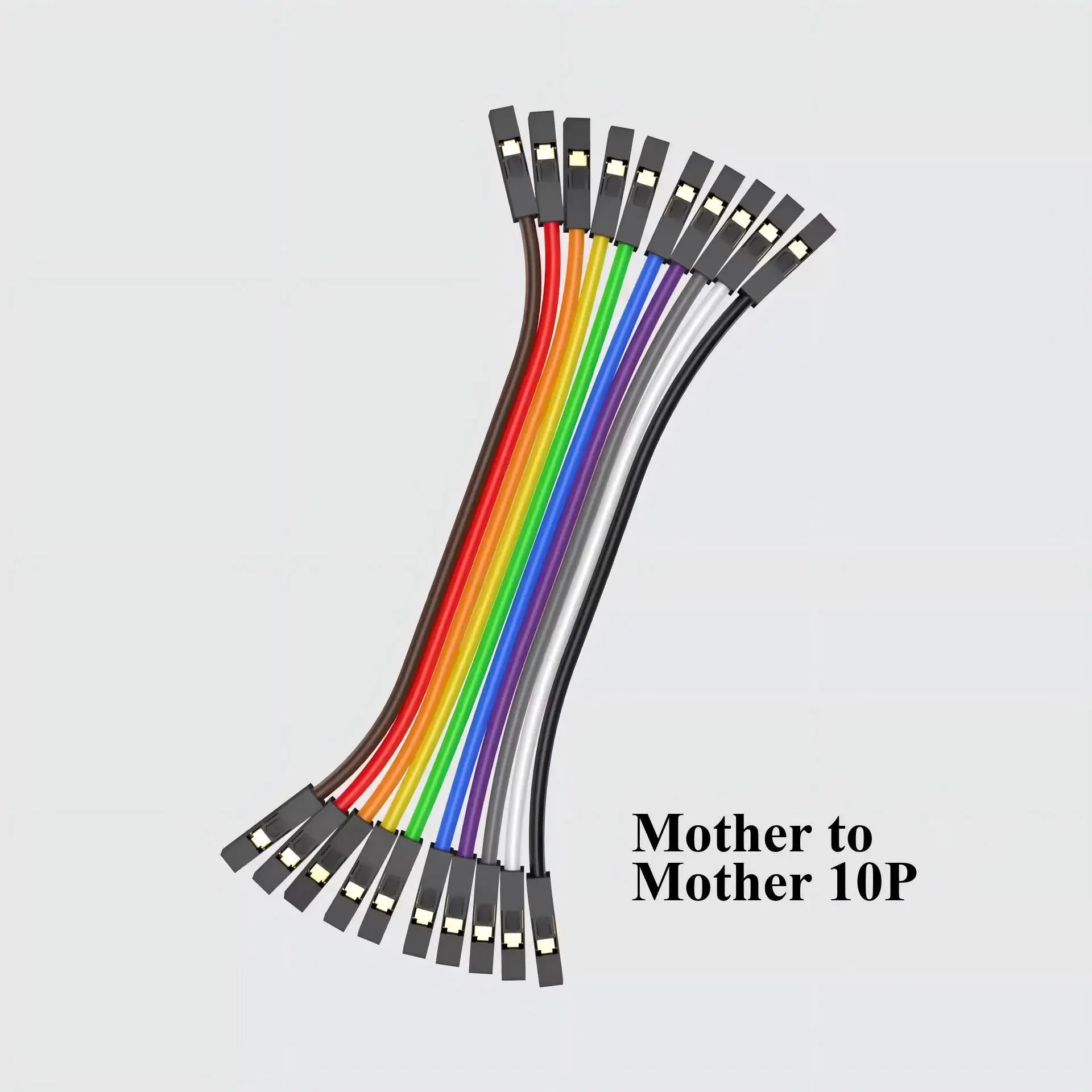 Hochwertiges 10-poliges Set aus reinem Kupfer mit DuPont-Kabeln, elektronischen Verbindungskabeln, Jumper-Kabeln 20cm/30cm/50cm. – Detail 5