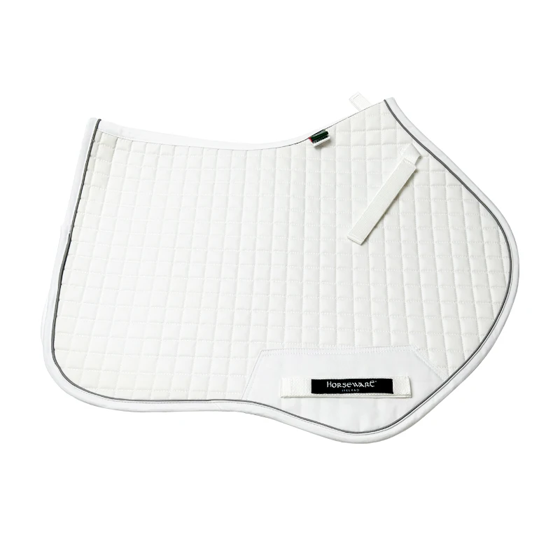 

ride horse jumping saddle pad white color anti-slip horse back equestrian equipment horse riding saddle pad