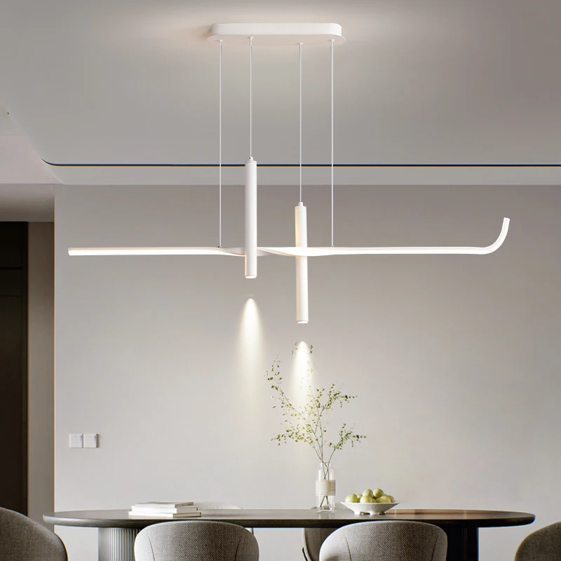 Imagem -03 - Lâmpada Pingente Led Criativa com Holofotes Lustre de Mesa de Jantar Nordic Bar Kitchen Luz de Suspensão Principal Decoração para Casa