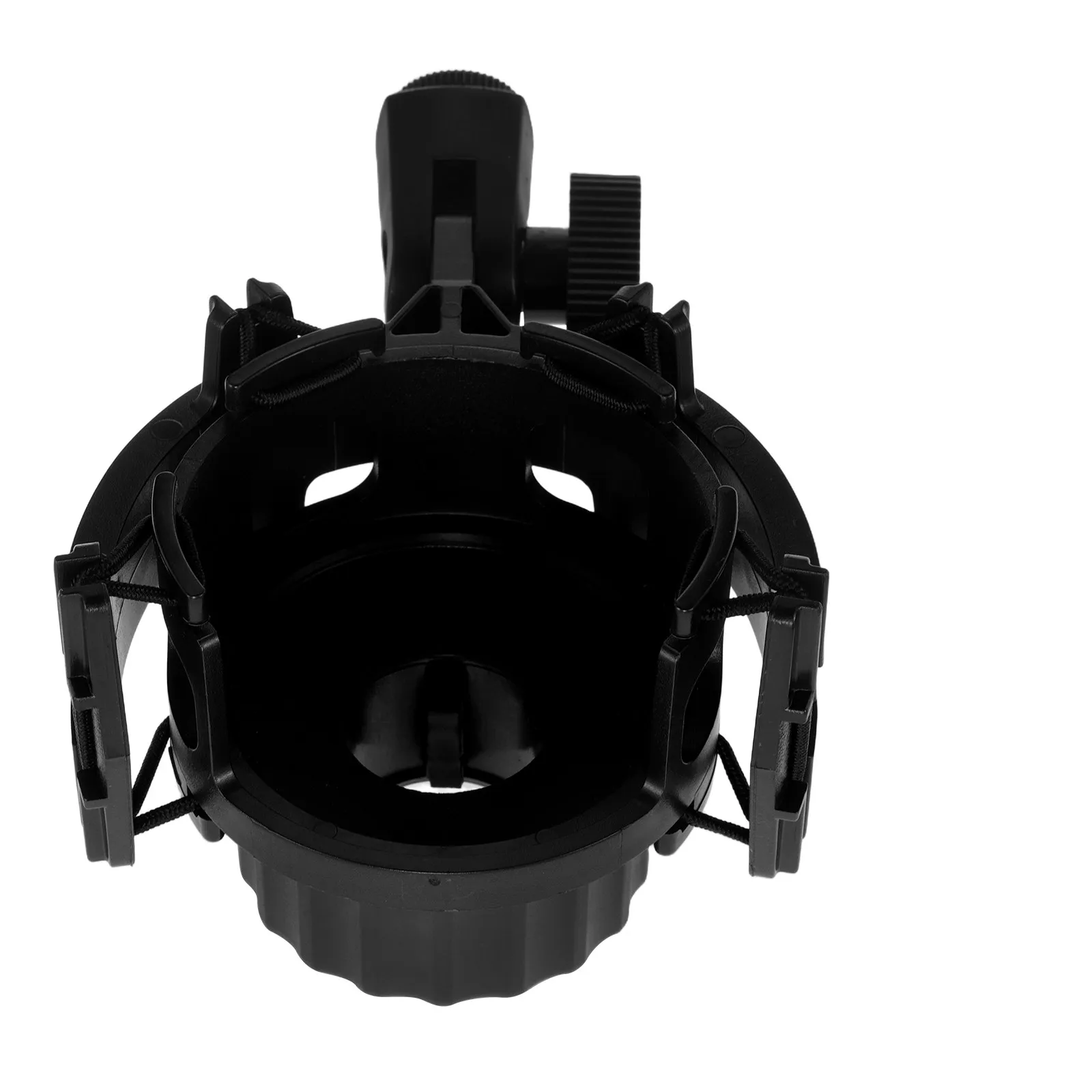 Open-Type Condenser Microphone Shock Mount for Streaming Noise Reduction Vibration Absorbing Mic Holder Bracket