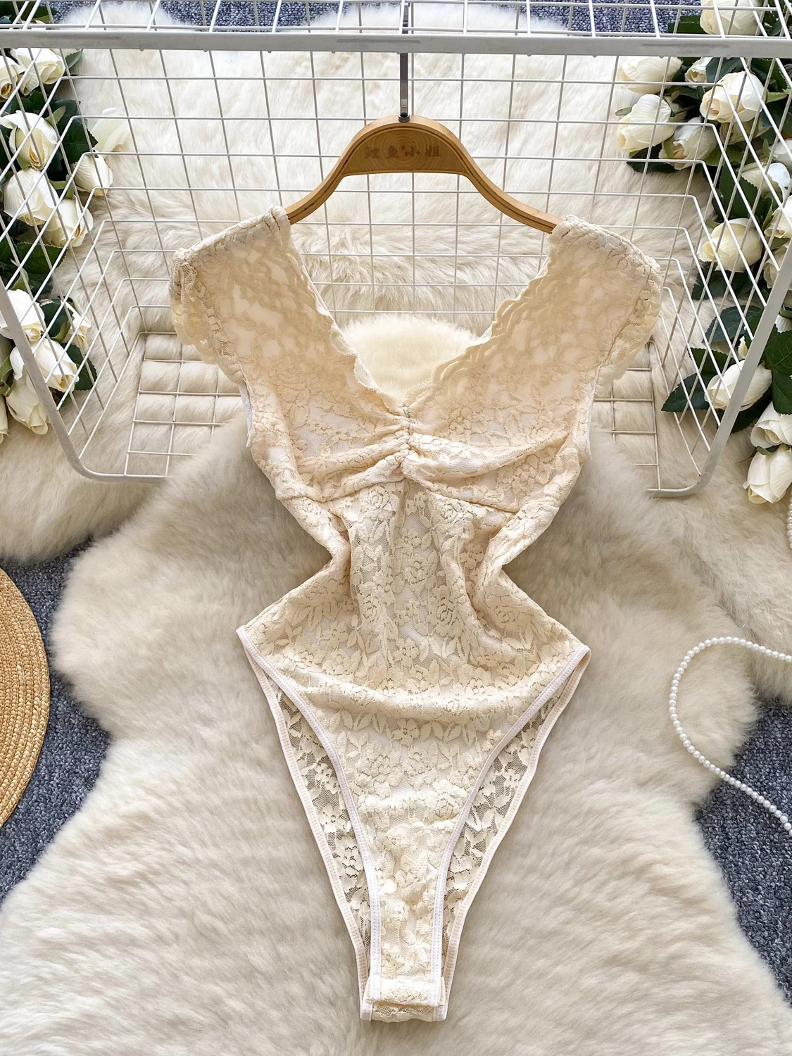 

Сексуальное кружевное боди женское Slim Fit ort Sve V-Ne футболка Base irt внутренняя и верхняя одежда для поездок на работу Sle высокая талия orts