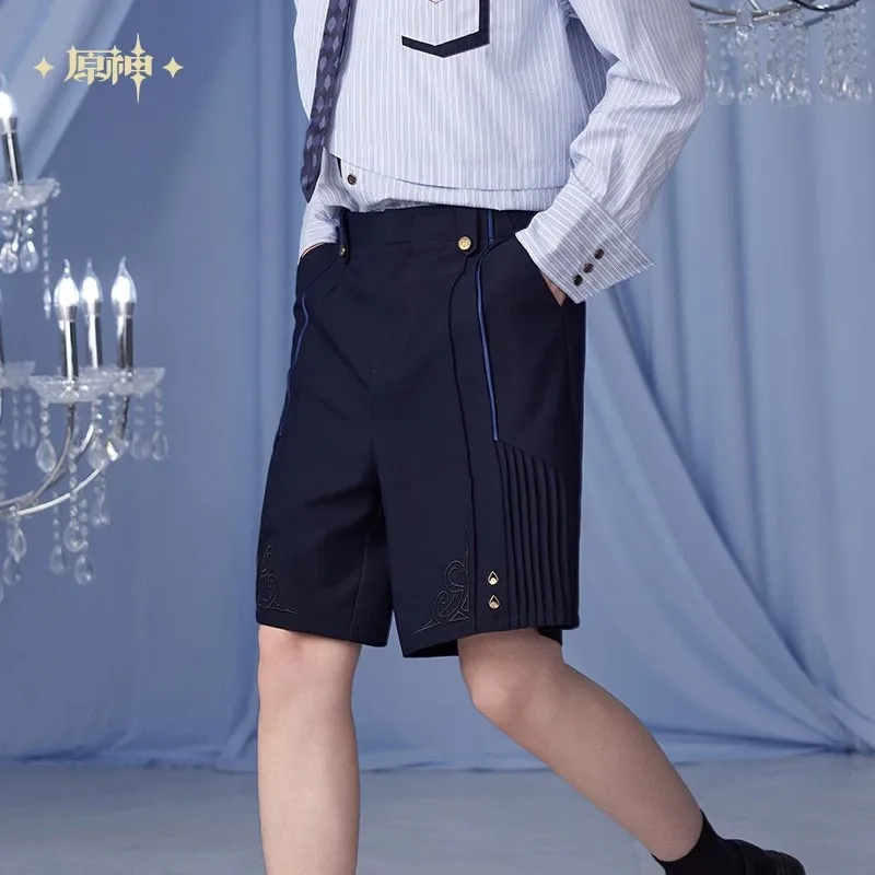 

Pre-sale Official Genshin Impact Genuine Furina Theme Impression Series Game Peripherals Shorts Slippers Tail Waistcoat Cosplay