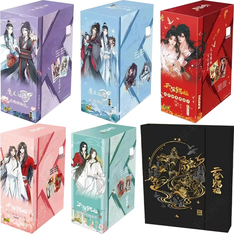 KAYOU Genuine Mo Dao Zu Shi Drunk Dreams Signature Card Wei Wuxian Lan Wangji full Set of Collection Cards for Kids Xmas Gifts