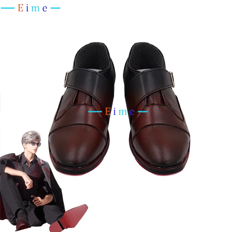 Game Love and Deepspace Sylus Cosplay Shoes PU Leather Shoes Anime Accessories Props Halloween Boots Custom Made