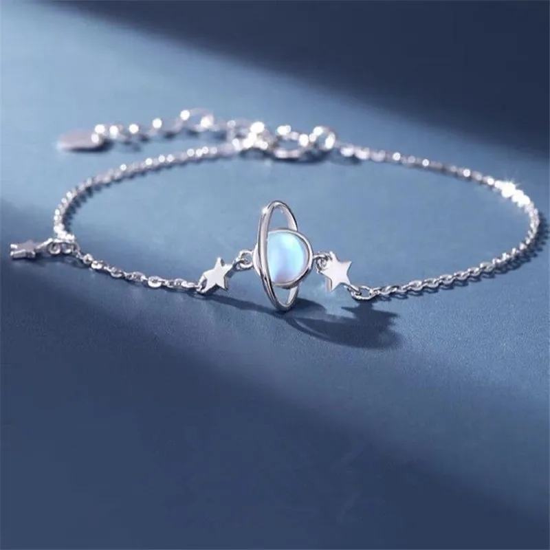 أزياء كريستال ستار القمر كوكب سحر سوار والإسورة للنساء أنيقة حزب مجوهرات هدية أساور e412 #6