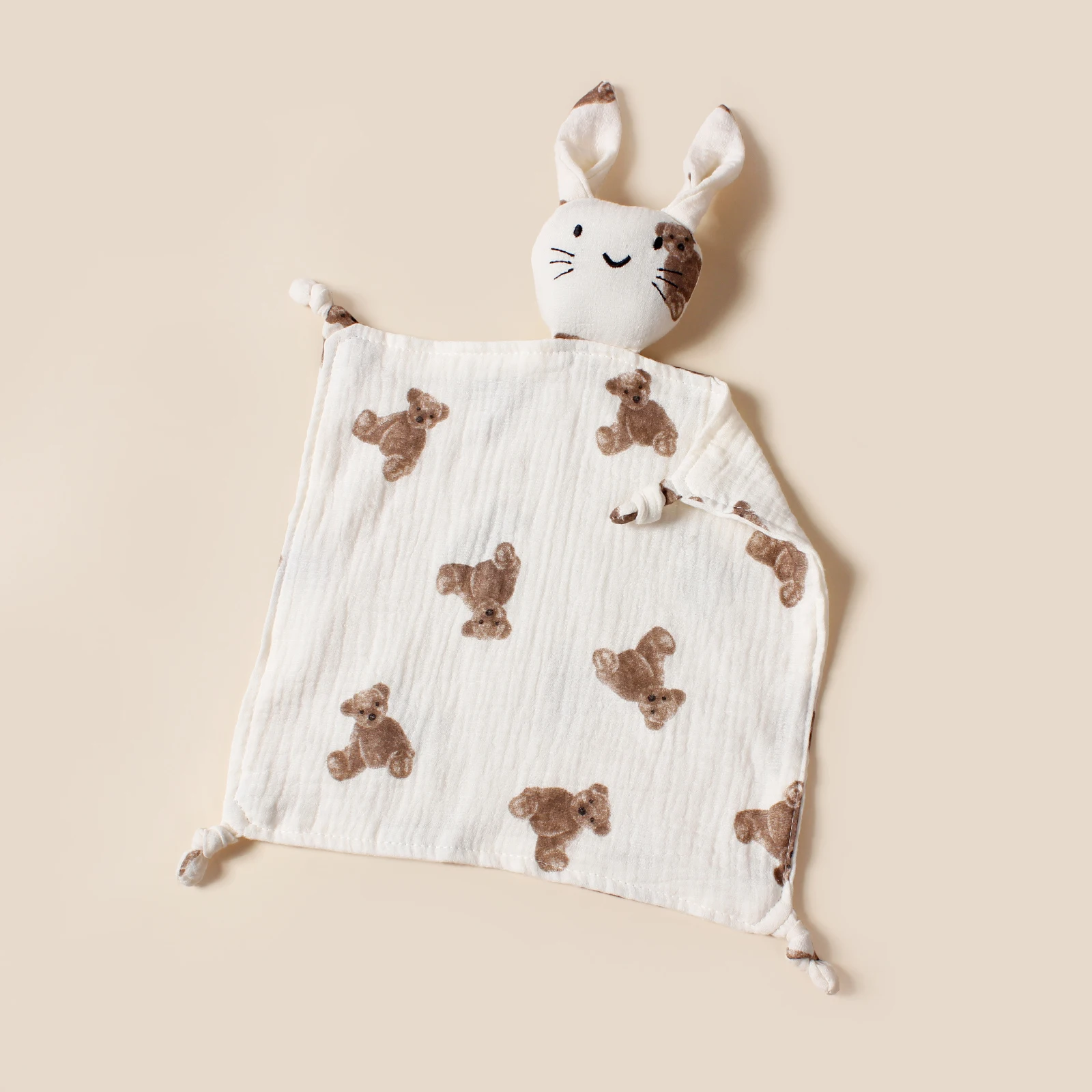 Baby Cotton Muslin Comforter Blanket Soft Newborn Sleeping Doll Cute Pirnts Cats Blankets Soothe Appease Towels Bibs Saliva