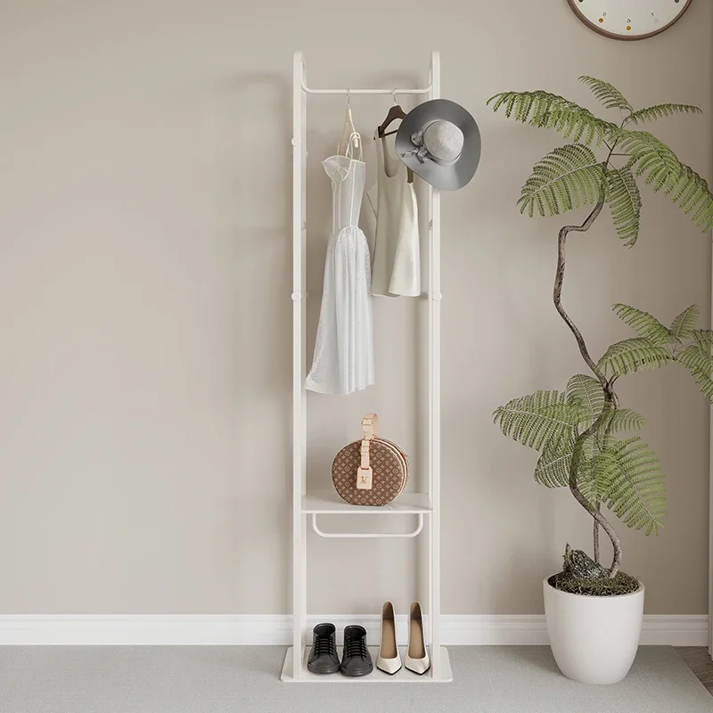 

Bedroom floor to ceiling balcony household clothes drying rod rack metal coat rack cabinet room storage rack clothes hanging