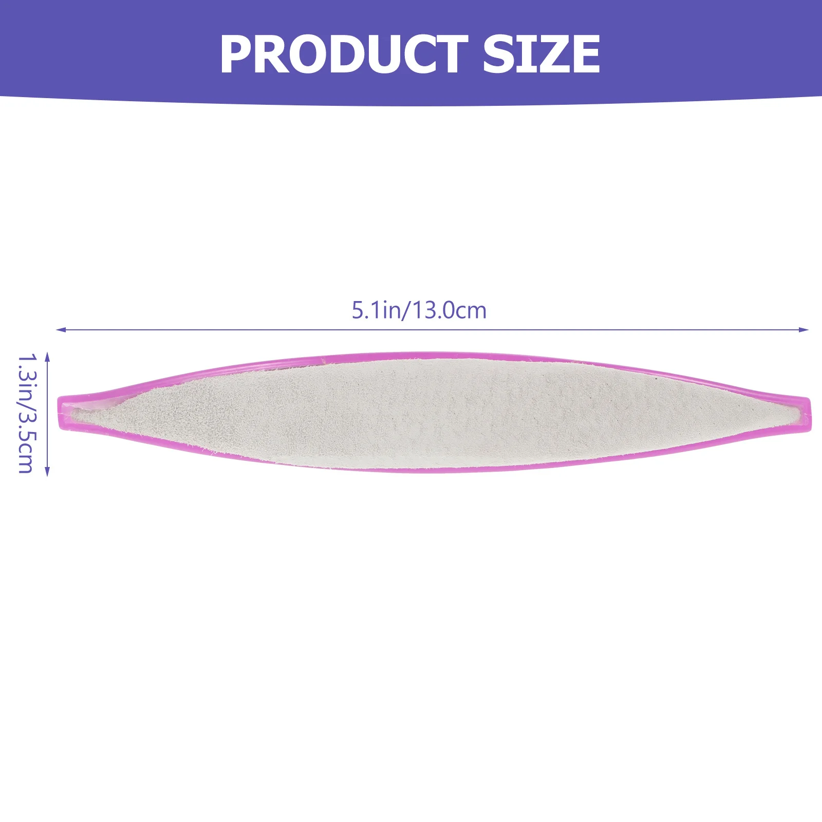 5 قطعة جلد الغنم مسمار التلميع الشمع تلميع الشريط لأظافر الاكريليك الطبيعية مانيكير أداة المحمولة ملف عازلة عدة #5